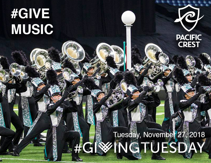 Pacific Crest Drum Corps sustaining donor