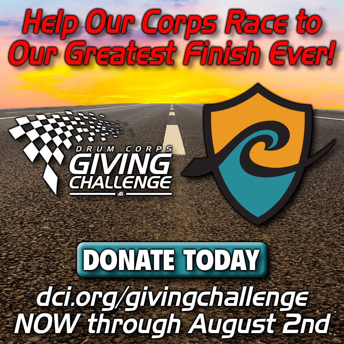 Support Pacific Crest in the 2019 Drum Corps Giving Challenge Pacific